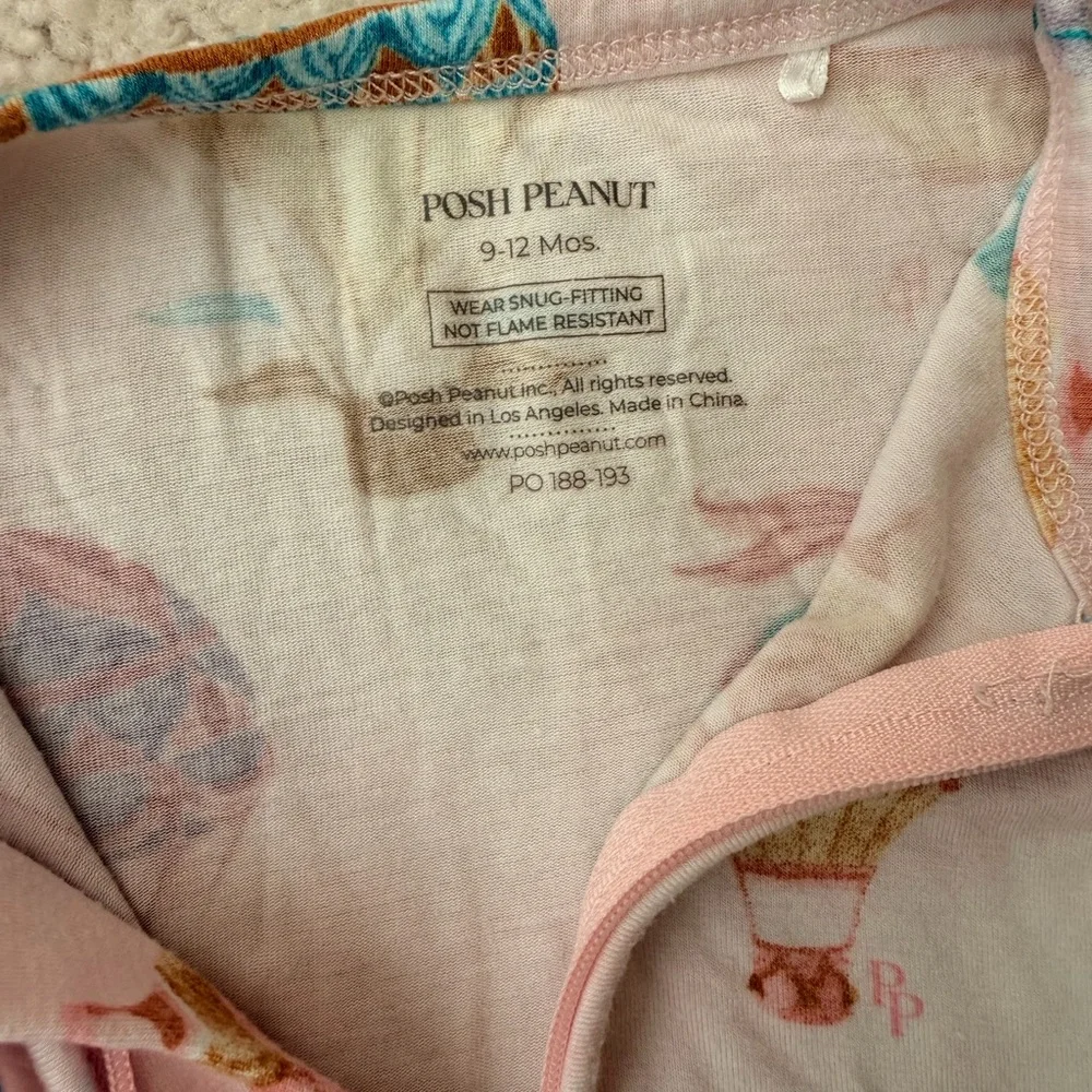 Posh Peanut “Gemma” Footie Ruffled Zippered Pajama - Picture 7 of 11